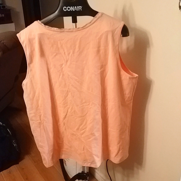 Avon Peach Lace Top 3X - Picture 6 of 6